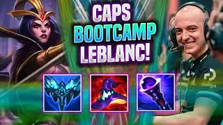 CAPS IS INSANE WITH LEBLANC IN KOREA BOORCAMP! - G2 Caps Plays Leblanc Mid vs Vex! | Season 2022