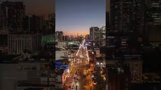 Nashville at sunset #dji #nashville #broadway #drones