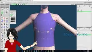 MMD - Metasequoia 4 - How I model Shirt