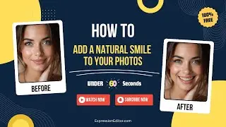 How to Add a Natural Smile to Your Photos With AI (Under 60 Seconds) - Expression Editor AI Tutorial