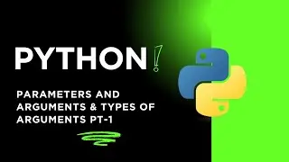 Python Parameters and Arguments Explained PT-1 | Types of Arguments in Python for Beginners  #python