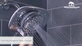 American Standard new Spectra duo 2 in 1 head shower 4 spray cara pemasangan  instalasi kamar mandi