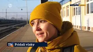 Posilnili vlakové súpravy na trati Bratislava - Kúty 8. 2. 2025 #zssk #vlaky