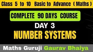 Number System Complete Basics 🔥 | Natural, Whole, Integer, Rational, Irrational | Day 3