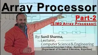 Array Processors(Part-2: SIMD Array Processor) | Computer System Organization | Sunil Sharma