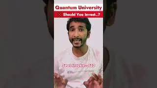 🧐 Quantum University Review: The Pros and Cons |  Should You Invest in a B.Tech Degree..? | #shorts