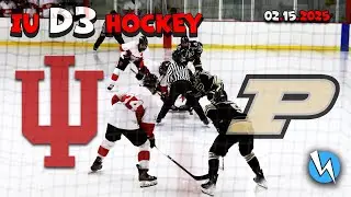 D3 Hockey (2025) GOAL HIGHLIGHTS - Indiana Hoosiers vs Purdue Boilermakers Club Hockey