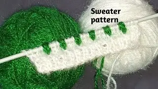 Two colour knitting pattern for baby sweater,ladies Cordigan,#trending#viral