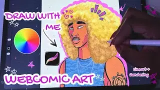 Webtoon Lineart Process| Editing my comic