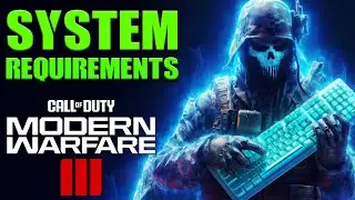 Call of duty Modern Warfare 3 2023 System requirements for (pc, xbox, playstation)
