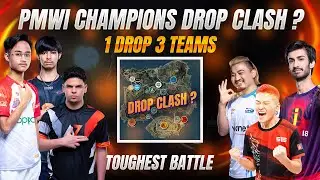 HERE ARE PMWI 2023 BIGGEST DROP CLASH | 1 DROP 3 CHAMPION TEAMS |