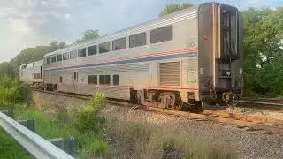 Amtrak P939 backs up in Lorton, VA and a lot of Amtrak Action!