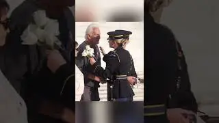 U.S. Army Sergeant Jessica Kvyatkov stood guard at Arlington National Cemetery for the last time