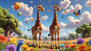 Giraffe&rsquo;s Silly Stretch 🦒😂 | Fun Kids Exercise Song | Learn Body Movements