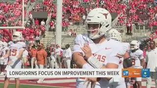 Texas Longhorns focus on improvement this week