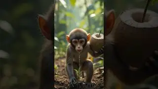 This Monkey Taught Us Patience 🍌🌱 | A Short Story With a Big #lesson ! #usa