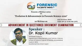 Advancement in Questioned Document Examination
