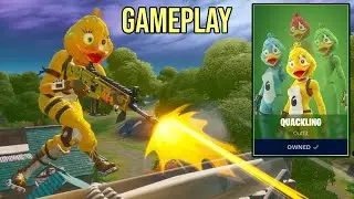 NEW &ldquo;QUACKLING&rdquo; SKIN GAMEPLAY Showcase (EASTER &ldquo;DUCK&rdquo; OUTFIT) | Fortnite Shop Chapter 2 SEASON 2