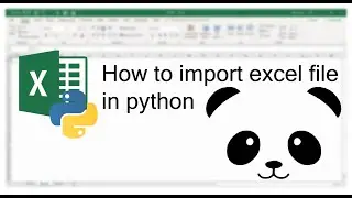 How to import excel file in python | Using Pandas
