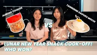 Lunar New Year snack cook-off! Classic almond cookies VS Tangerine daifuku mochi - who won?