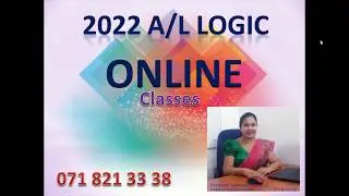 2022 A/L-Logic class online