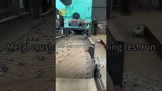 Heavy-duty 800-type metal crusher rotor test run site#Rotor Crusher #Metal Crusher  #shredder