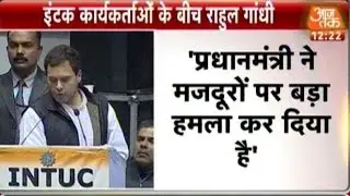 Modi Government Deliberately Weakening Labour Laws: Rahul Gandhi