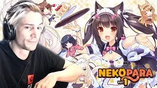 xQc Plays NEKOPARA Vol. 1 with Chat! | xQcOW