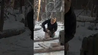 Survival Skills: Smart wood splitting technique PART 4