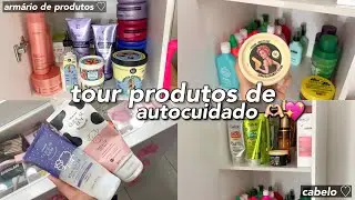 TOUR PELOS MEUS PRODUTOS DE AUTOCUIDADO 💖✨ esfoliante, sabonete perfume