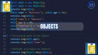 JS Objects - An efficient way to store, change and access data seamlessly.