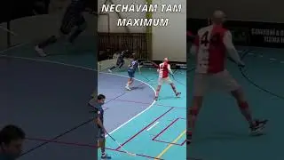 Nem&aacute;&scaron; fleka, hraje&scaron; beka🫡. #florbalczech #floorball #zh33 #rokycany #misezahrana #defender #shorts