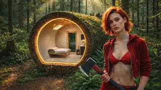 I Turned a Massive Tree Log Into a Hidden Modern Shelter &ndash; What I Found Inside Was Unbelievable