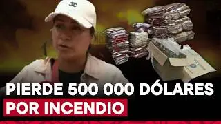 Empresaria perdió medio millón de dólares en mercadería por incendio en Cercado de Lima