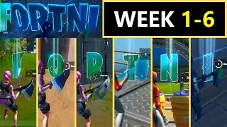 Collect FORTNITE Letters hidden in Loading Screens | Week 1 to Week 6 All Fortnite Letters Chapter 2