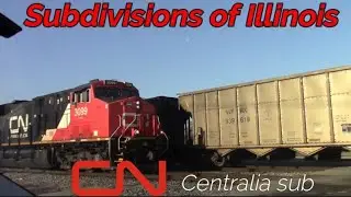 Subdivisions of Illinois: CN Centralia subdivision