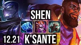 SHEN vs K'SANTE (TOP) | Rank 4 Shen | TR Grandmaster | 12.21