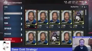 Learn the base gold strategy for Madden 17!