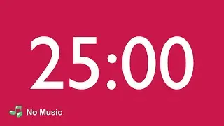 25 Minute Countdown Timer