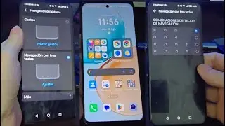 Como cambiar los botones de abajo del Honor x7d | Como poner barra de navegaci&oacute;n en honor x7d