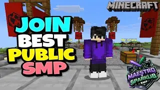 JOIN THE BEST PUBLIC SMP IN MINECRAFT! 😱 | Maestro x Sparky MC