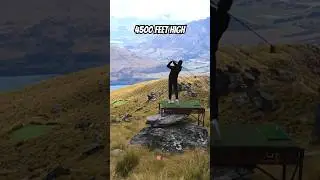 The CRAZIEST Par 3 on Earth! #golf #newzealand #queenstown