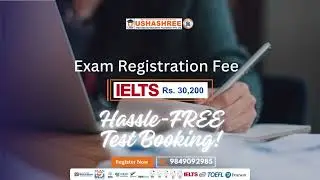 𝐔𝐒𝐇𝐀𝐒𝐇𝐑𝐄𝐄 𝐨𝐟𝐟𝐞𝐫𝐬 𝐚𝐧 𝐔𝐧𝐛𝐞𝐚𝐭𝐚𝐛𝐥𝐞 IELTS 𝐄𝐱𝐚𝐦 𝐑𝐞𝐠𝐢𝐬𝐭𝐫𝐚𝐭𝐢𝐨𝐧 𝐅𝐞𝐞 #ushashree #IELTS #PTE #toefl #duolingo