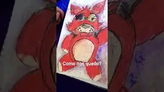 intentando dibujar al peluche de Foxy #fnaf #fivenightsatfreddys #fivenightsatfreddy