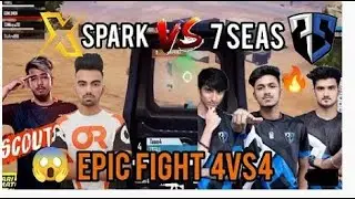 Team Xspark vs 7seas Esports 4v4 competitive scrims *Intense Fight*#Xspark#scout#scrims#7seas
