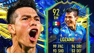 TOTS EL CHUCKY! 🤩 92 TOTS LOZANO PLAYER REVIEW! - FIFA 21 Ultimate Team