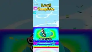Epic 4096 Rainbow Tile Gameplay | Ball Run 2048 #ballgameshub #cutiepie22yt