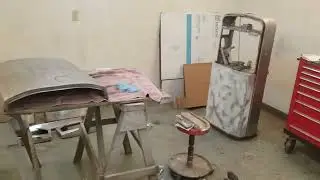 Gas Pump Restoration Video 6 - Doing Body Work on the Pump