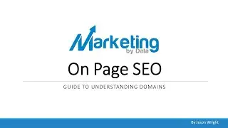 Section 3: On Page SEO