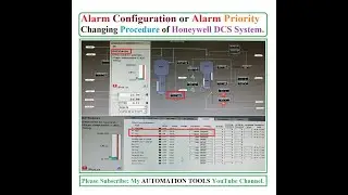 Alarm Configuration or Alarm Priority Changing Procedure in Honeywell DCS System.